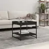 Image de Table Basse Noir 49,5x49,5x45 Cm Bois D'ingénierie Vidaxl