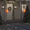 Image de Lumières De Noël Avec Piquets 3 Pcs Led Pliable Rouge 57 Cm Vidaxl