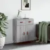 Image de Buffet Sonoma Gris 69,5x34x90 Cm Bois D'ingénierie Vidaxl