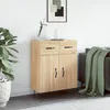 Image de Buffet Chêne Sonoma 69,5x34x90 Cm Bois D'ingénierie Vidaxl