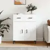 Image de Buffet Blanc 69,5x34x90 Cm Bois D'ingénierie Vidaxl