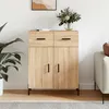 Image de Buffet Chêne Sonoma 69,5x34x90 Cm Bois D'ingénierie Vidaxl