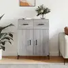 Image de Buffet Sonoma Gris 69,5x34x90 Cm Bois D'ingénierie Vidaxl