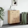 Image de vidaXL Buffet chêne sonoma 69 5x34x90 cm bois dingénierie 827999