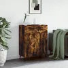 Image de Buffet Chêne Fumé 69,5x34x90 Cm Bois D'ingénierie Vidaxl