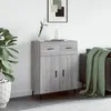 Image de Buffet Sonoma Gris 69,5x34x90 Cm Bois D'ingénierie Vidaxl