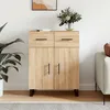 Image de Buffet Chêne Sonoma 69,5x34x90 Cm Bois D'ingénierie Vidaxl
