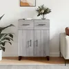 Image de Buffet Sonoma Gris 69,5x34x90 Cm Bois D'ingénierie Vidaxl