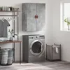 Image de Armoire Murale Gris Béton 69,5x34x90 Cm Vidaxl