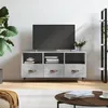 Image de Meuble Tv Gris Béton 102x36x50 Cm Bois D'ingénierie Vidaxl