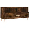 Image de Meuble Tv Chêne Fumé 102x36x50 Cm Bois D'ingénierie Vidaxl