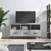 Image de Meuble Tv Gris Béton 102x36x50 Cm Bois D'ingénierie Vidaxl