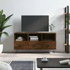 Image de Meuble Tv Chêne Marron 102x36x50 Cm Bois D'ingénierie Vidaxl