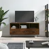 Image de vidaXL Meuble TV chêne marron 102x36x50 cm bois dingénierie 829035