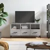 Image de vidaXL Meuble TV sonoma gris 102x36x50 cm bois dingénierie 829050
