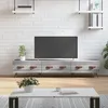 Image de Meuble Tv Sonoma Gris 150x36x30 Cm Bois D'ingénierie Vidaxl