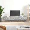 Image de Meuble Tv Sonoma Gris 150x36x30 Cm Bois D'ingénierie Vidaxl