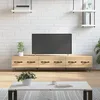Image de Meuble Tv Chêne Sonoma 150x36x30 Cm Bois D'ingénierie Vidaxl