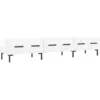 Image de Meuble Tv Blanc Brillant 150x36x30 Cm Bois D'ingénierie Vidaxl