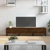 Image de Meuble Tv Chêne Marron 150x36x30 Cm Bois D'ingénierie Vidaxl