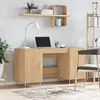 Image de Bureau Chêne Sonoma 140x50x75 Cm Bois D'ingénierie Vidaxl