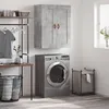 Image de Armoire Murale Gris Béton 69,5x34x90 Cm Bois D'ingénierie Vidaxl