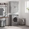 Image de Armoire Murale Gris Béton 69,5x34x90 Cm Bois D'ingénierie Vidaxl