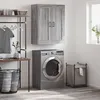 Image de Armoire Murale Sonoma Gris 69,5x34x90 Cm Bois D'ingénierie Vidaxl