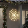 Image de Étoile Rayonnante De Noël 140 Led 2 Pcs Blanc Chaud 17 Cm Vidaxl