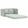 Image de Vidaxl canapé-lit 2 en 1 gris clair 122x204x55 cm velours