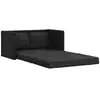 Image de Vidaxl canapé-lit 2 en 1 noir 122x204x55 cm velours