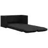 Image de Vidaxl canapé-lit 2 en 1 noir 112x174x55 cm tissu
