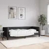 Image de Lit De Repos Sans Matelas Noir 80x200 Cm Tissu Vidaxl