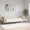 Image de Lit De Repos Sans Matelas Crème 80x200 Cm Tissu Vidaxl