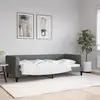 Image de Lit De Repos Sans Matelas Gris Foncé 90x200 Cm Tissu Vidaxl