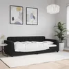 Image de vidaXL Lit de repos sans matelas noir 90x190 cm velours 354073