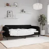 Image de Lit De Repos Sans Matelas Noir 80x200 Cm Velours Vidaxl