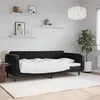 Image de Lit De Repos Sans Matelas Noir 90x200 Cm Velours Vidaxl