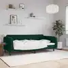 Image de Lit De Repos Sans Matelas Vert Foncé 100x200 Cm Velours Vidaxl