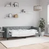 Image de Lit De Repos Sans Matelas Gris Clair 80x200 Cm Tissu Vidaxl
