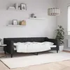 Image de Lit De Repos Sans Matelas Noir 90x200 Cm Tissu Vidaxl