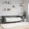 Image de Lit De Repos Sans Matelas Gris Foncé 90x190 Cm Tissu Vidaxl
