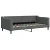 Image de Vidaxl lit de repos sans matelas gris foncé 90x190 cm tissu