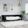 Image de vidaXL Lit de jour sans matelas noir 80x200 cm similicuir 354222