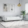 Image de vidaXL Lit de jour sans matelas blanc 90x200 cm similicuir 354227