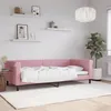 Image de vidaXL Lit de repos sans matelas rose 90x200 cm velours 354247