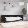 Image de Lit De Repos Sans Matelas Noir 100x200 Cm Velours Vidaxl