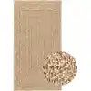 Image de Tapis Zizur 80x150 Cm Aspect De Jute Intérieur Et Extérieur Vidaxl