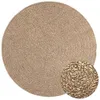 Image de vidaXL Tapis 120 cm aspect jute intérieur et extérieur 364836