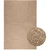 Image de Tapis Zizur 160x230 Cm Aspect De Jute Intérieur Et Extérieur Vidaxl